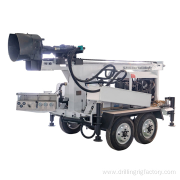 200M Trailer Mounted Water Borehole Drilling Rig Price
